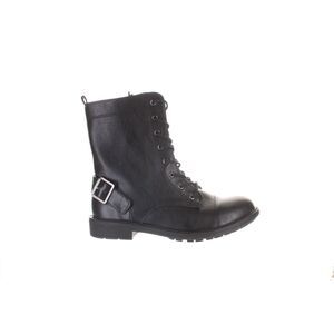 L4L by Lust for Life Womens Ll-Jewel Black Combat Boots Size 6.5 Medium (B, M)